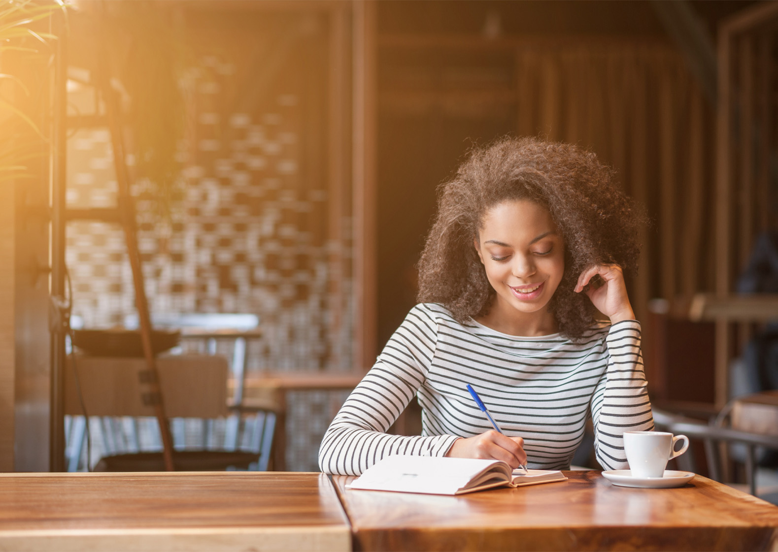 Employees working together at computer